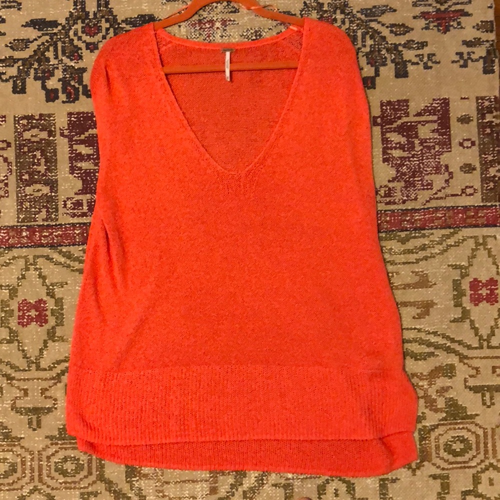 Free People lightweight sleeveless sweater